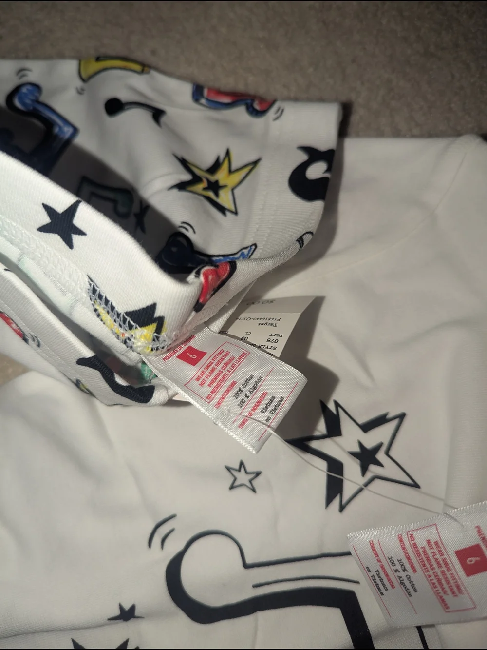 Nwt Kids Music Symbols PJs Sz 6
